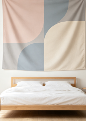 Morandi Color Fabric Tapestry Background Cloth